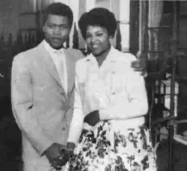 Have You Ever Seen Fela In A Suit? Check Out This Throwback Photo Of The Legend and His Wife